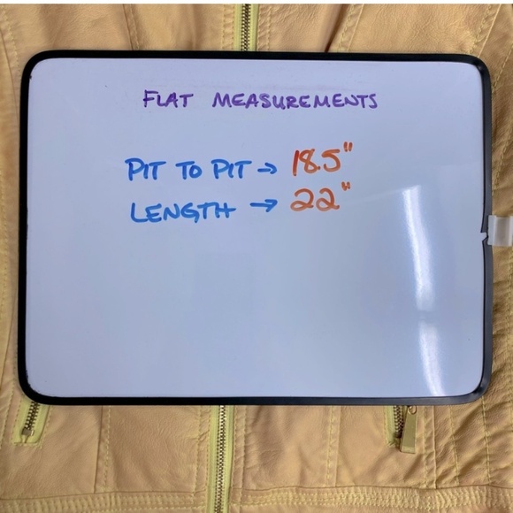 Vintage Roosevelt American College Dyed Yellow Distressed Faux Leather Jacket M - Picture 14 of 16